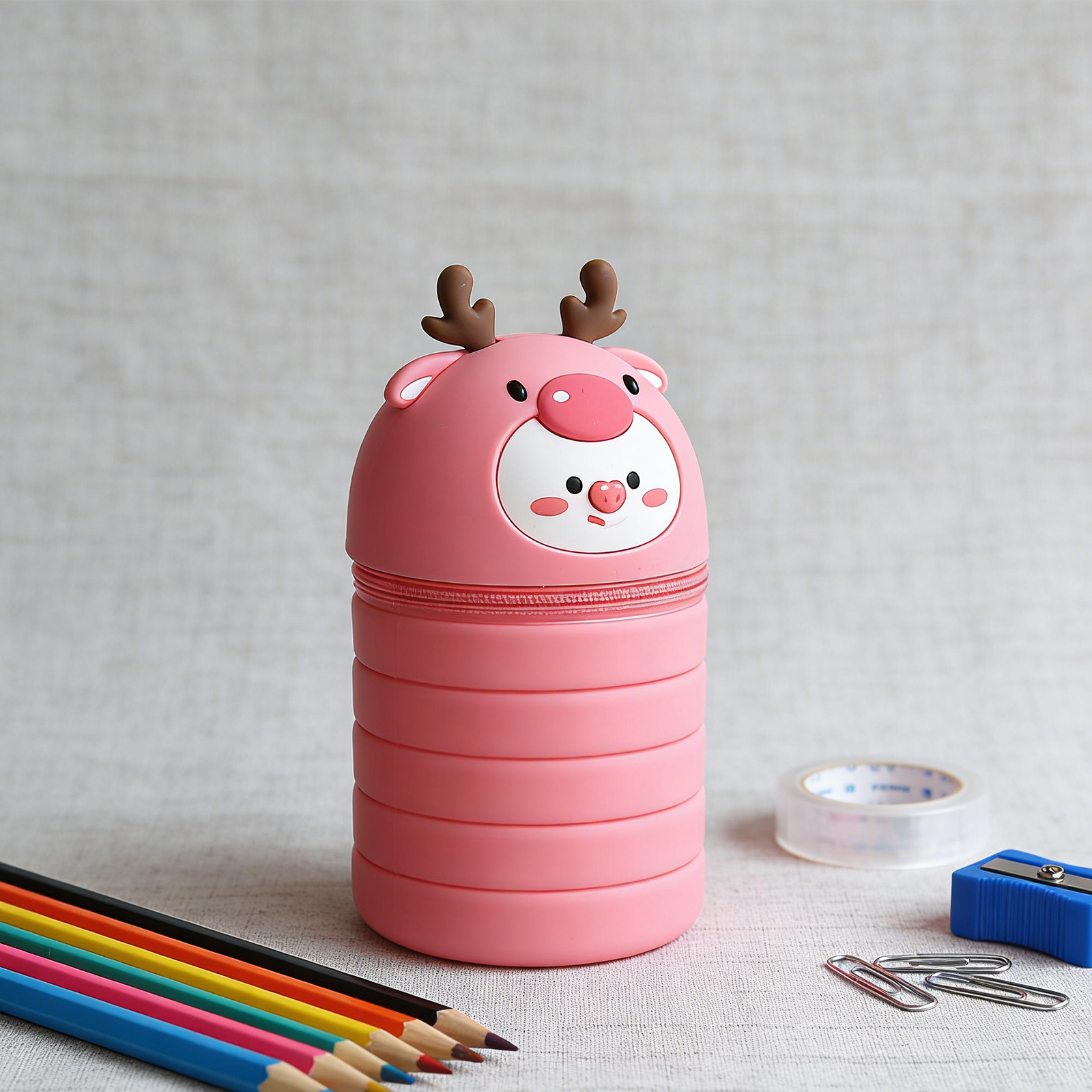 Silicon Pencil Case-Elk