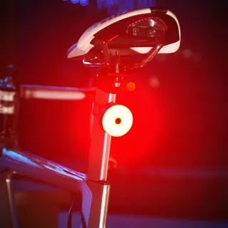 Rechargeable Colorful Aluminum Alloy Bicycle Warning Light