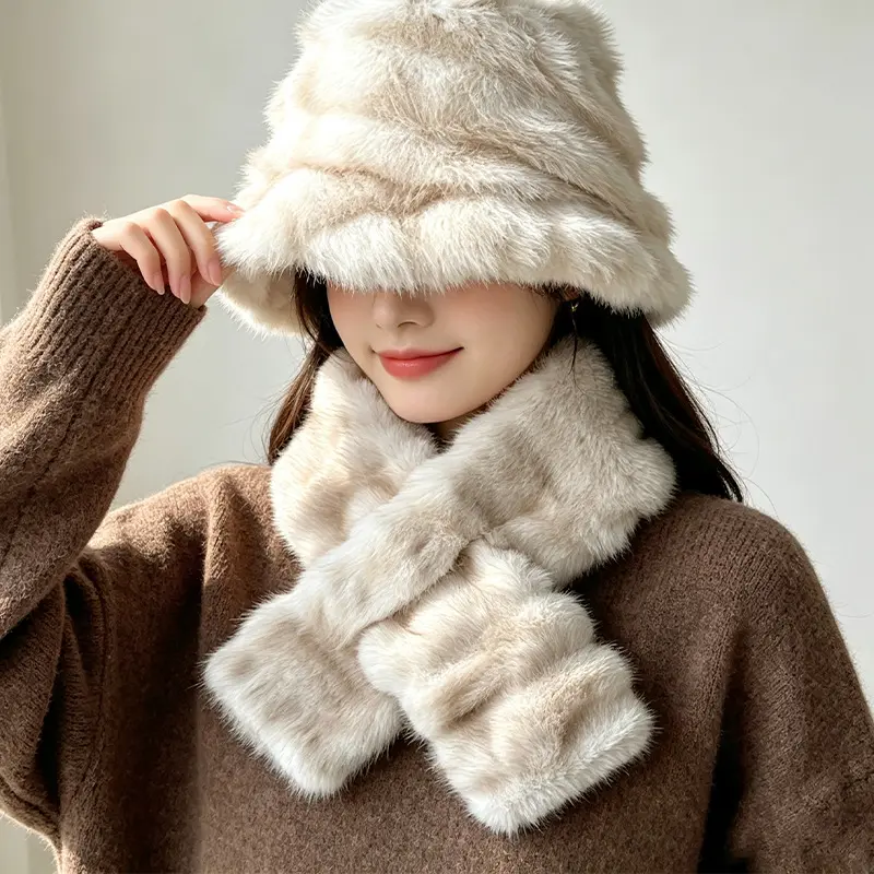 Winter Warm Hat And Scarf Set