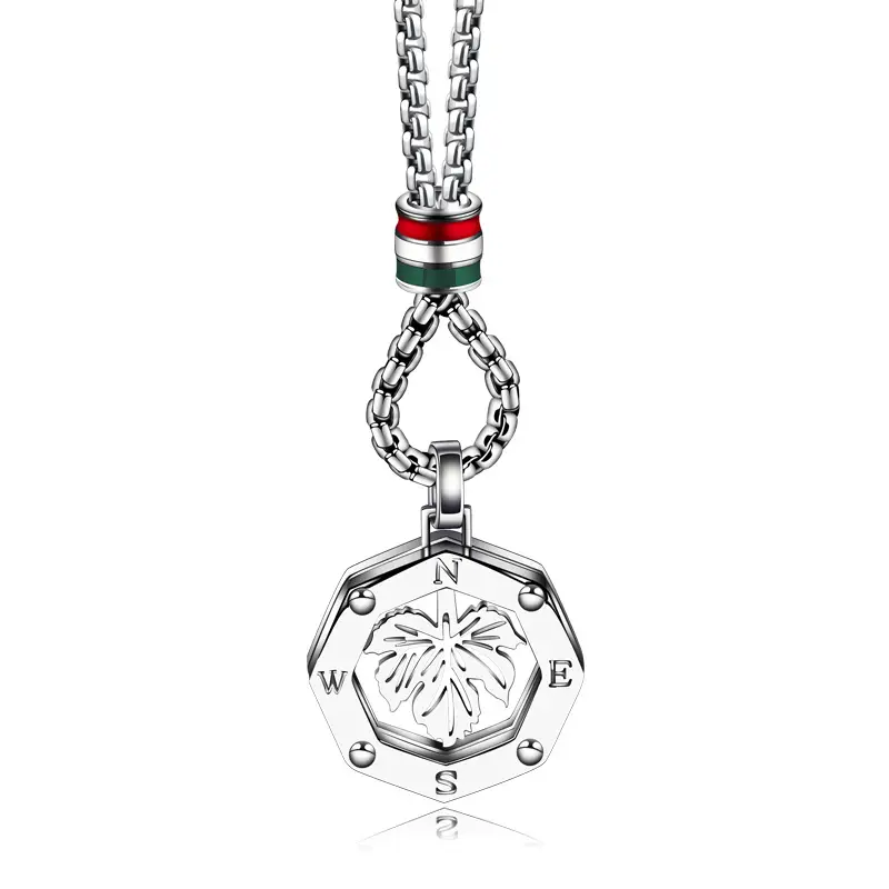 Hip-hop Simple Personality Ornaments Titanium Steel Pendant