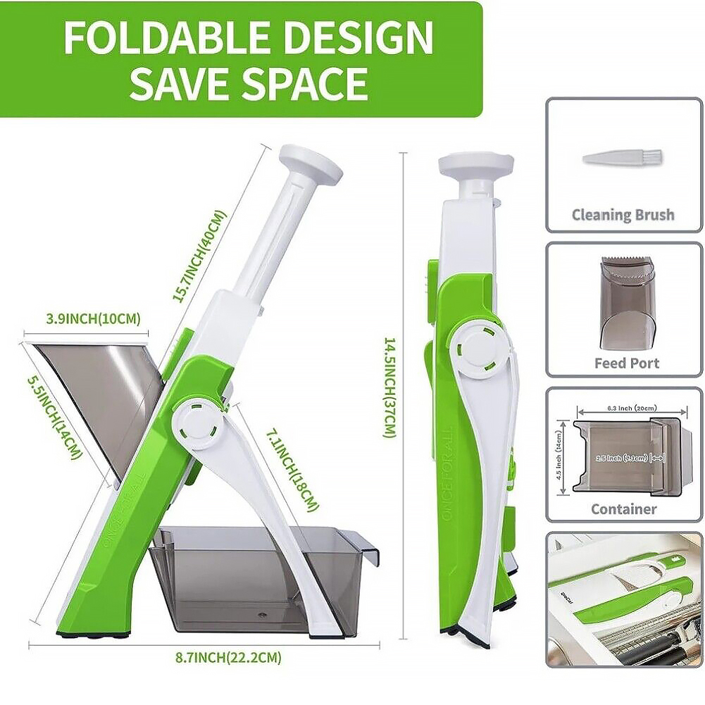Kitchen Vegetable Cutter Safe Manual Multi-function Salad Chopper Potato Slicer Cheese Graters Kitchen Tools French Fries Cutter 2