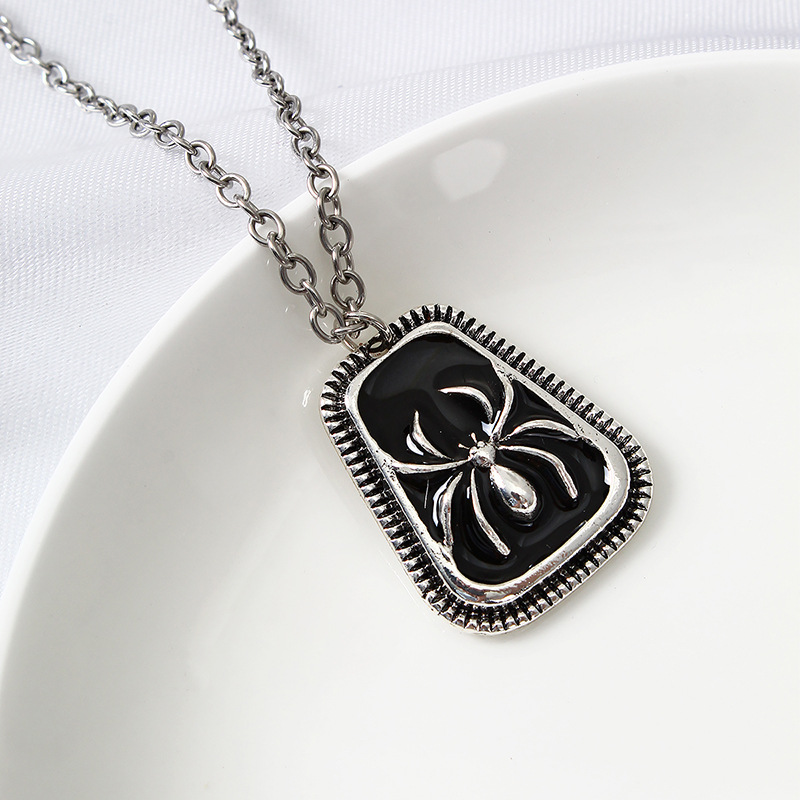 European And American Exaggerated Design Sense Halloween Ghost Festival Alloy Pendant Necklace