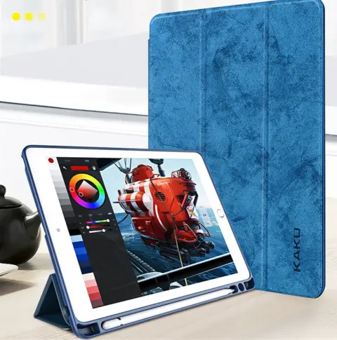 Leather Tablet Case with Pen Slot