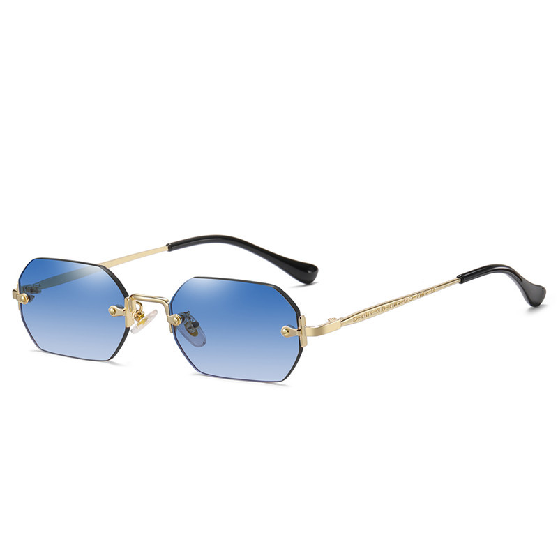 Title 4, Personalized Fashion Polygon Rimless Sunglasses