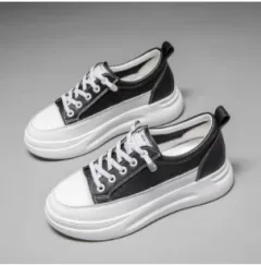 Increase In Student Casual Shoes - Black - View 1