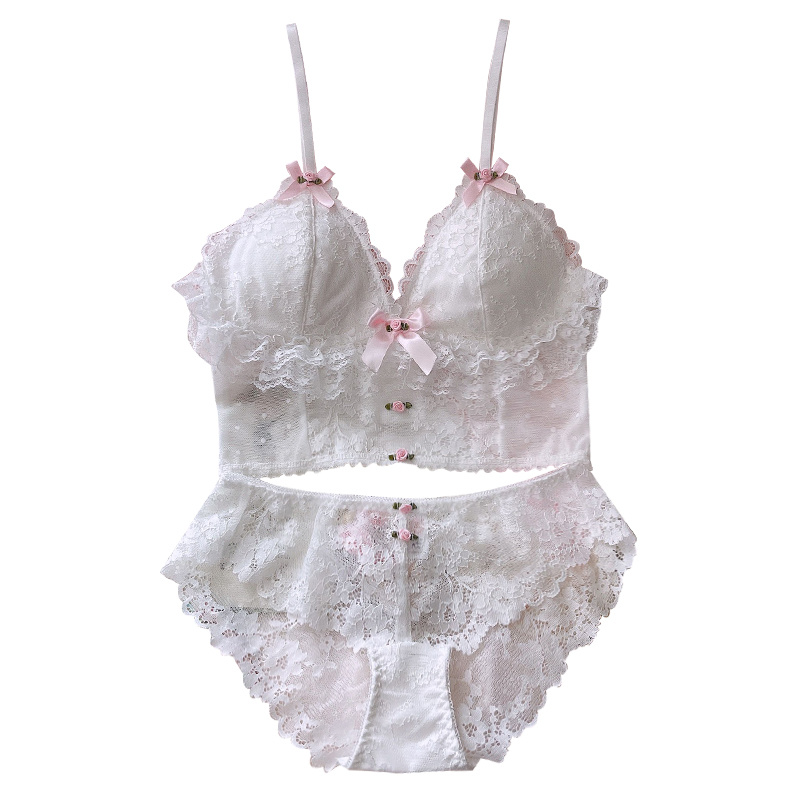 Title 2, Pure Desire Underwear Outer Wear Girl White Lac...