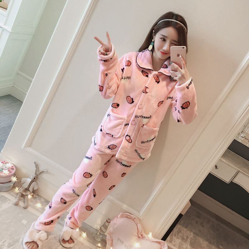 Title 3, Coral Fleece Pajama Set