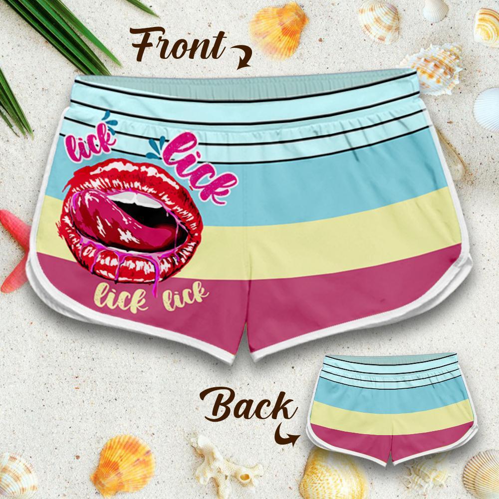 Title 2, 3D-geprinte strandshorts voor koppels