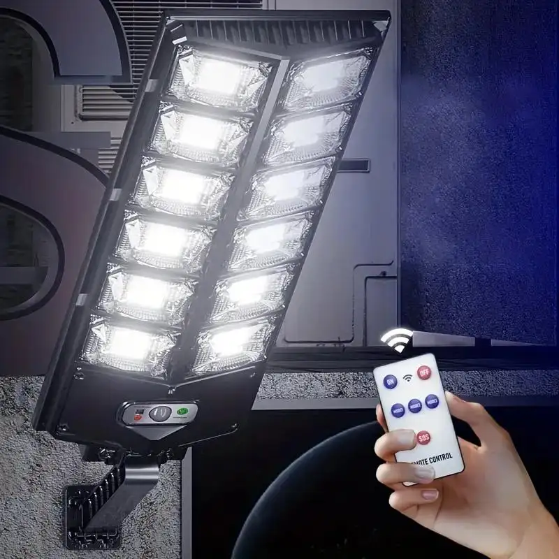 1x Ultra-Bright LED Solar Outdoor Streetlight Daylight