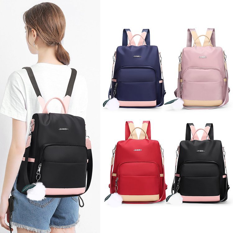 Women's New Fashion Travel Oxford Canvas Bag Backpack
