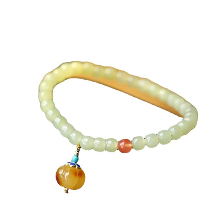 Fashion Honey Wax Pumpkin Bracelet Girl