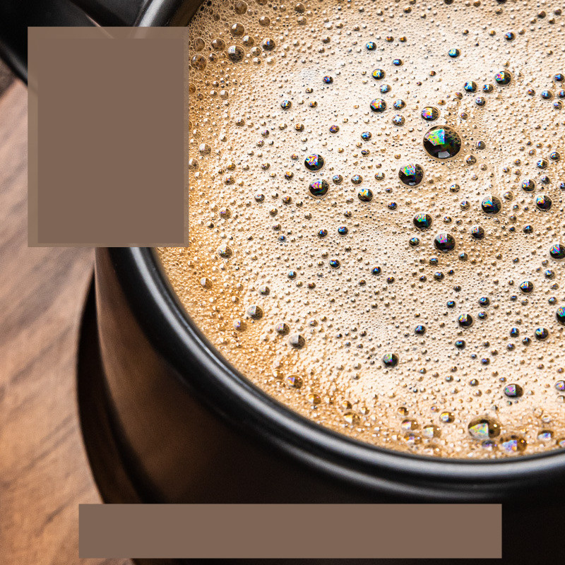 Men's Frosted Retro Black Ceramic Mug Coffee Cup