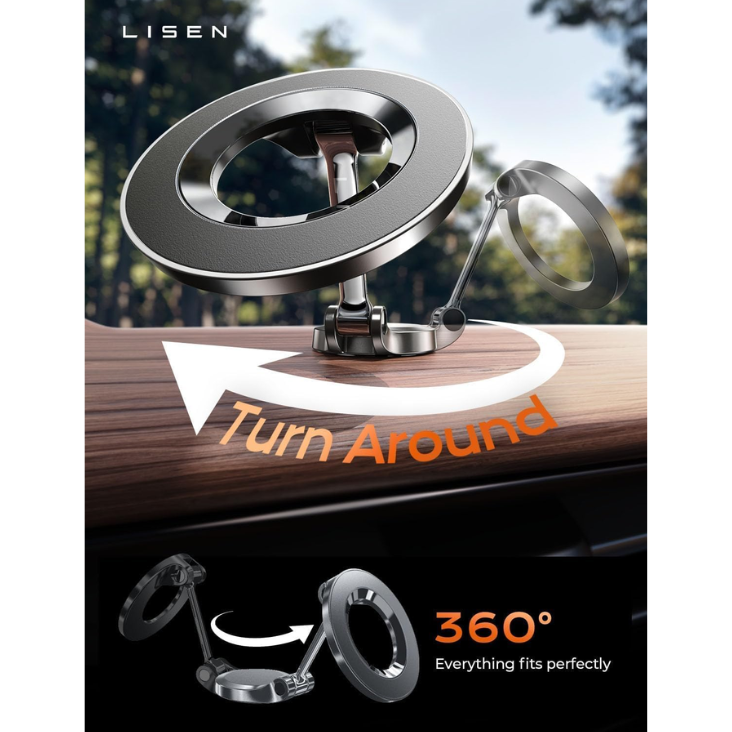 Car Mount For 18 Pro Max 24 Strong Magnets Classic Magnetic Phone Holder For Car Dashboard Magnet Phone Mount Car Cell Phone Holder For 17 16 15 14 13 12