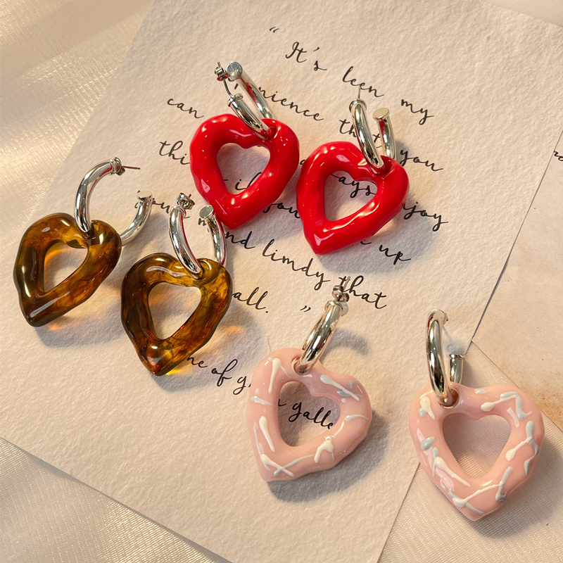 Women's Niche Design Love Donut Fashion Earrings