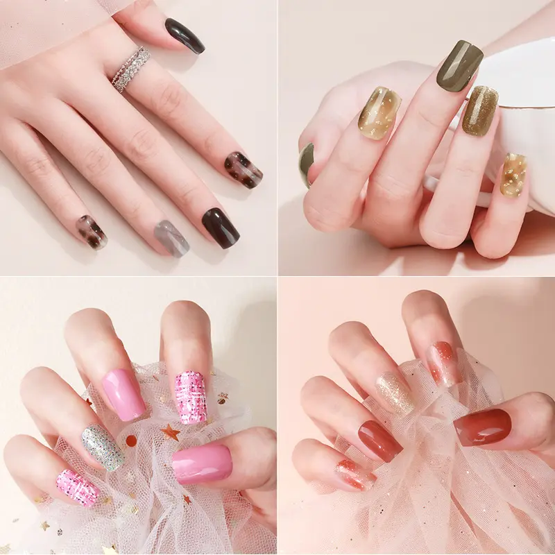 Korean Gel Nail Sticker Waterproof Icy Butterfly