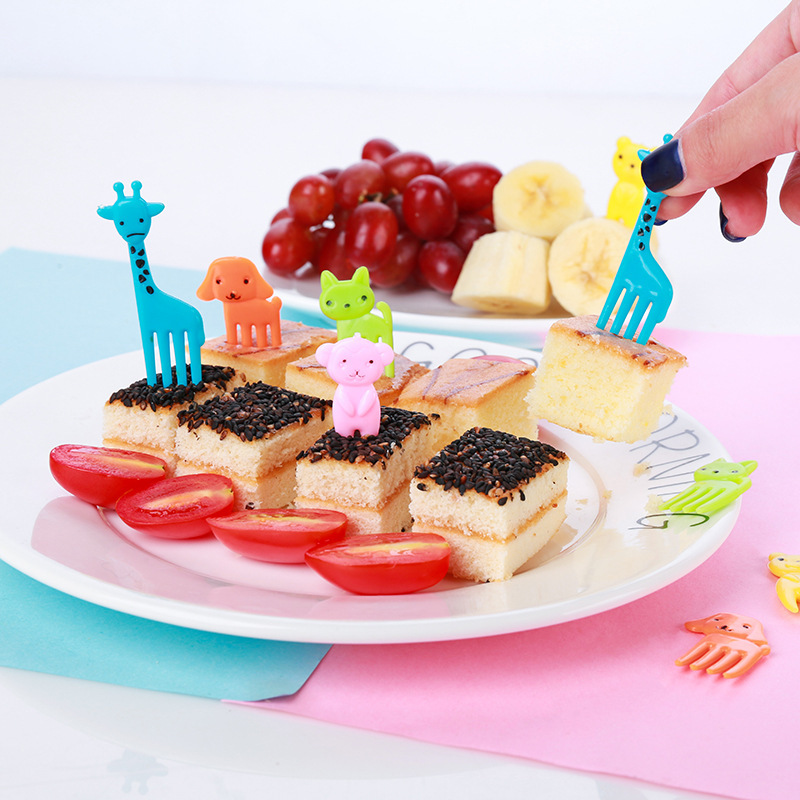 Title 3, Plastic Bento Decoration Sign Fruit Fork