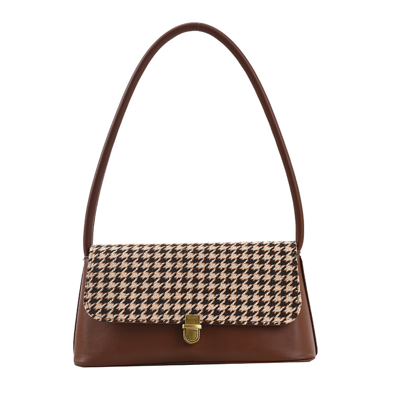 Houndstooth Brown