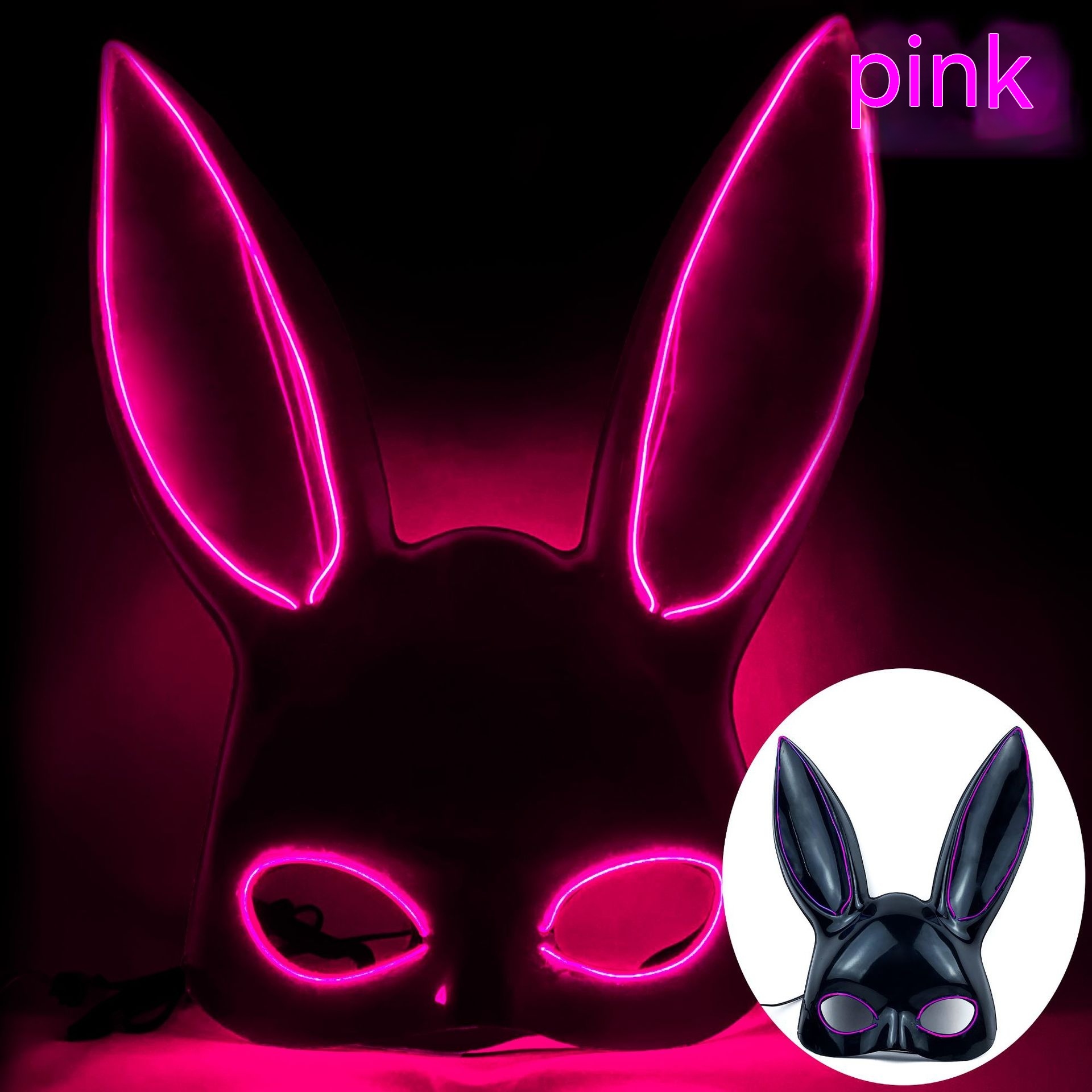 Pink Black Bunny