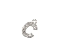 Diy Handmade Diamond Letter Small Pendant - View 1