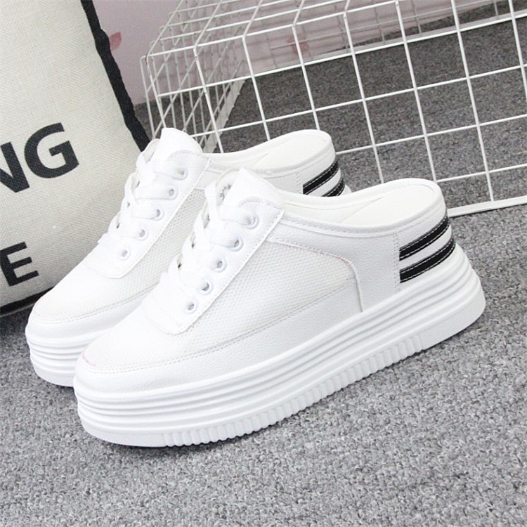 Hollow Breathable Net Shoes Women's White Shoes