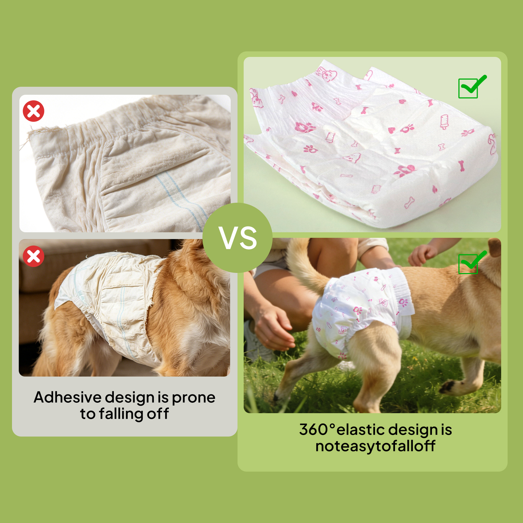 Disposable Female Dog Diapers 9