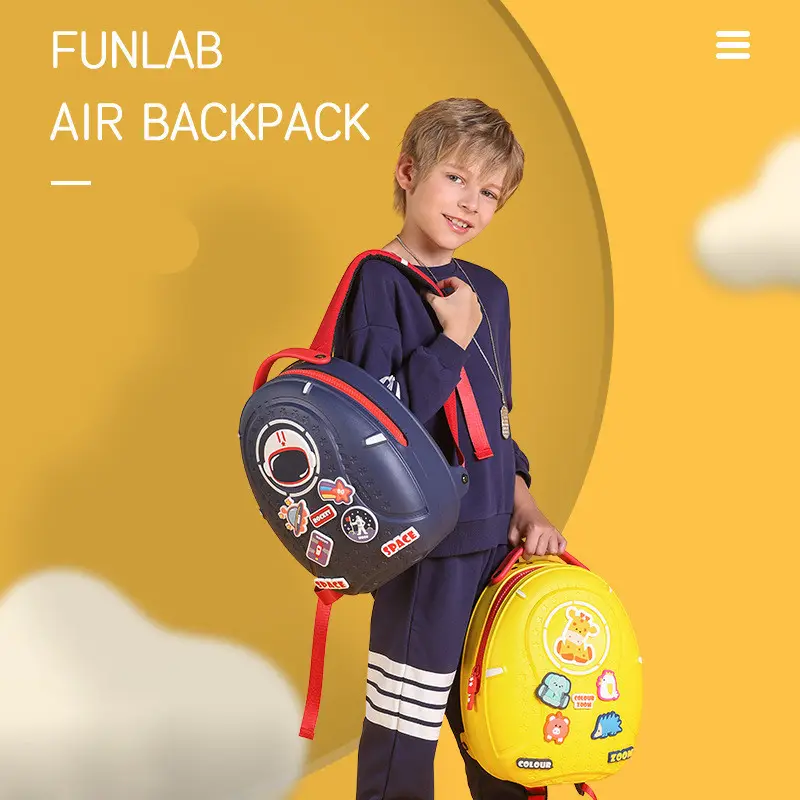 Trendy Cartoon DIY Kids Backpack School Bag