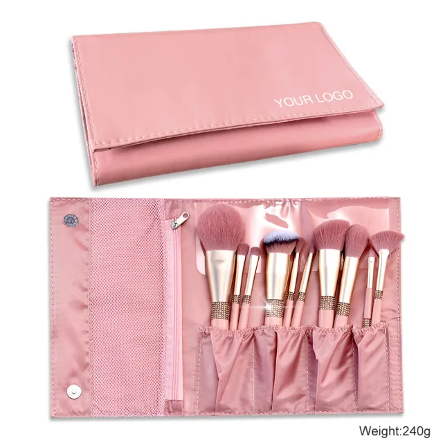 Premium Makeup Brush Set Soft Hair Eyeshadow Pu Bag - Shop at LoveMi