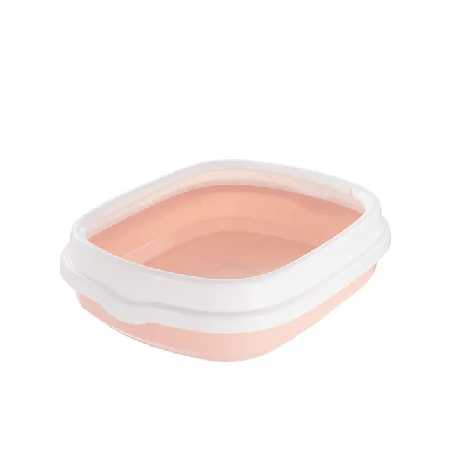 Pet Toilet Cat Litter Box with Scoop Anti Splash Dog Plastic Toilet Pink - Shop at LoveMi