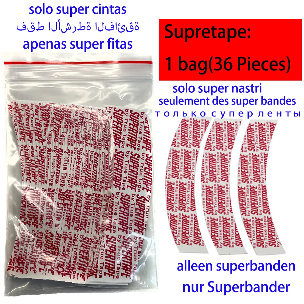 Men's Toupee Human Short Hair Piece Patch For V Style - 36Pcs Tapes No Hair