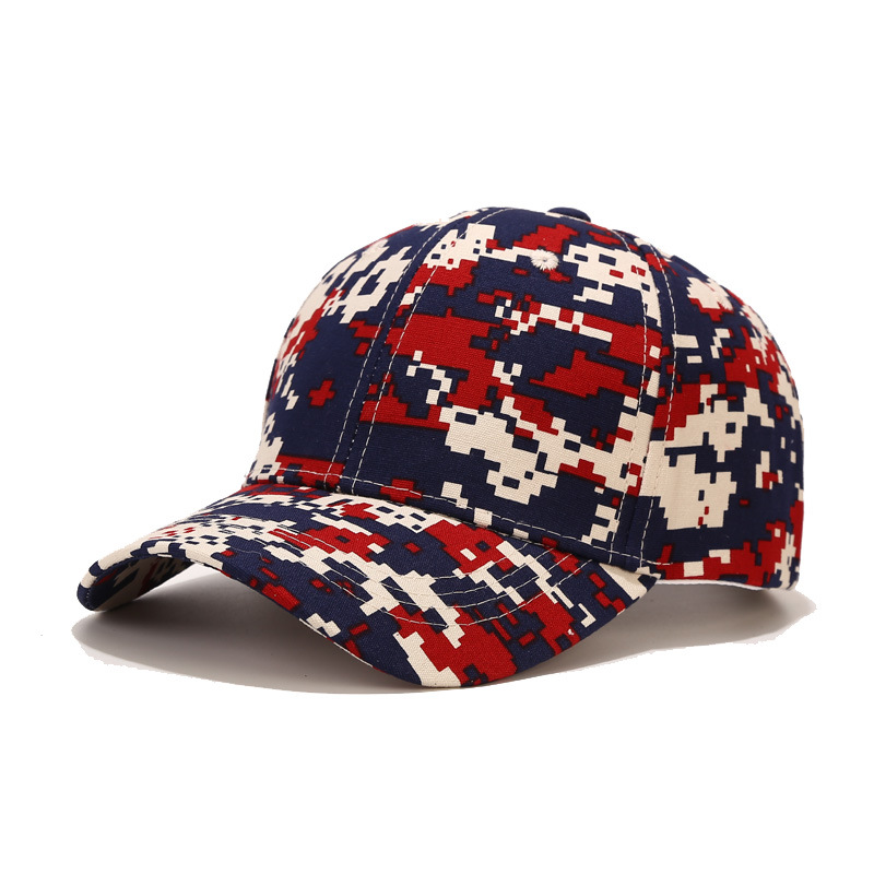 Korean Women's Casual Cap With Digital Grid Printing