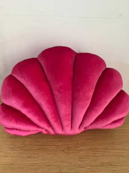 Simulation Shell Pillow Cushion Doll Nap Pillow Rose Red - Shop at LoveMi
