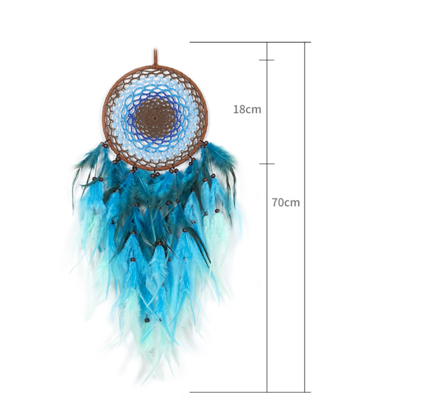 Blue Feather Dreamcatcher