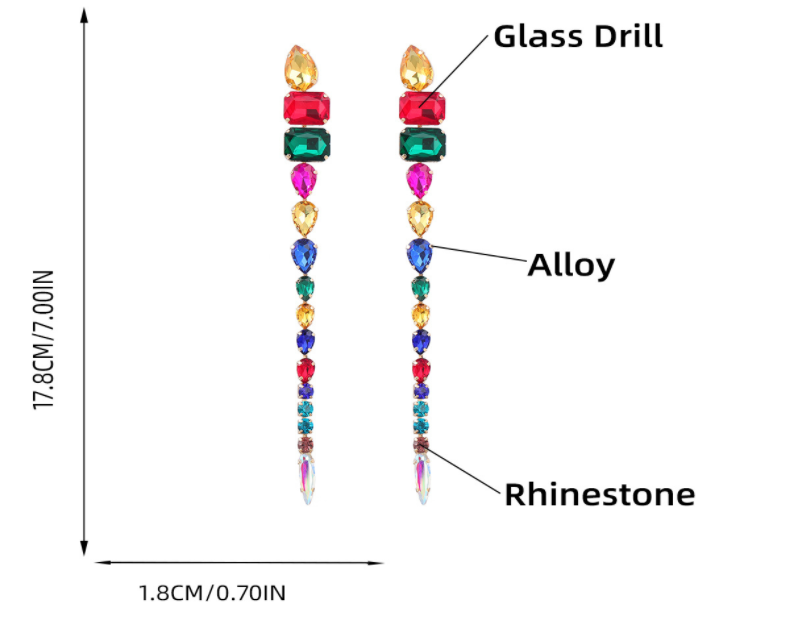 Title 1, Long European and American style glass diamond ...