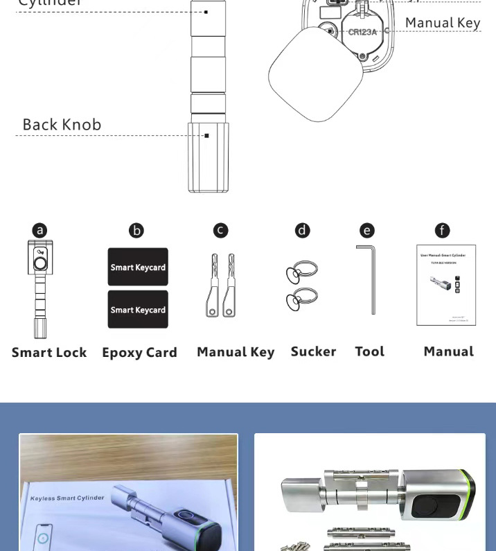 Title 13, Graffiti Smart Lock Cylinder Can Be Lengthened ...