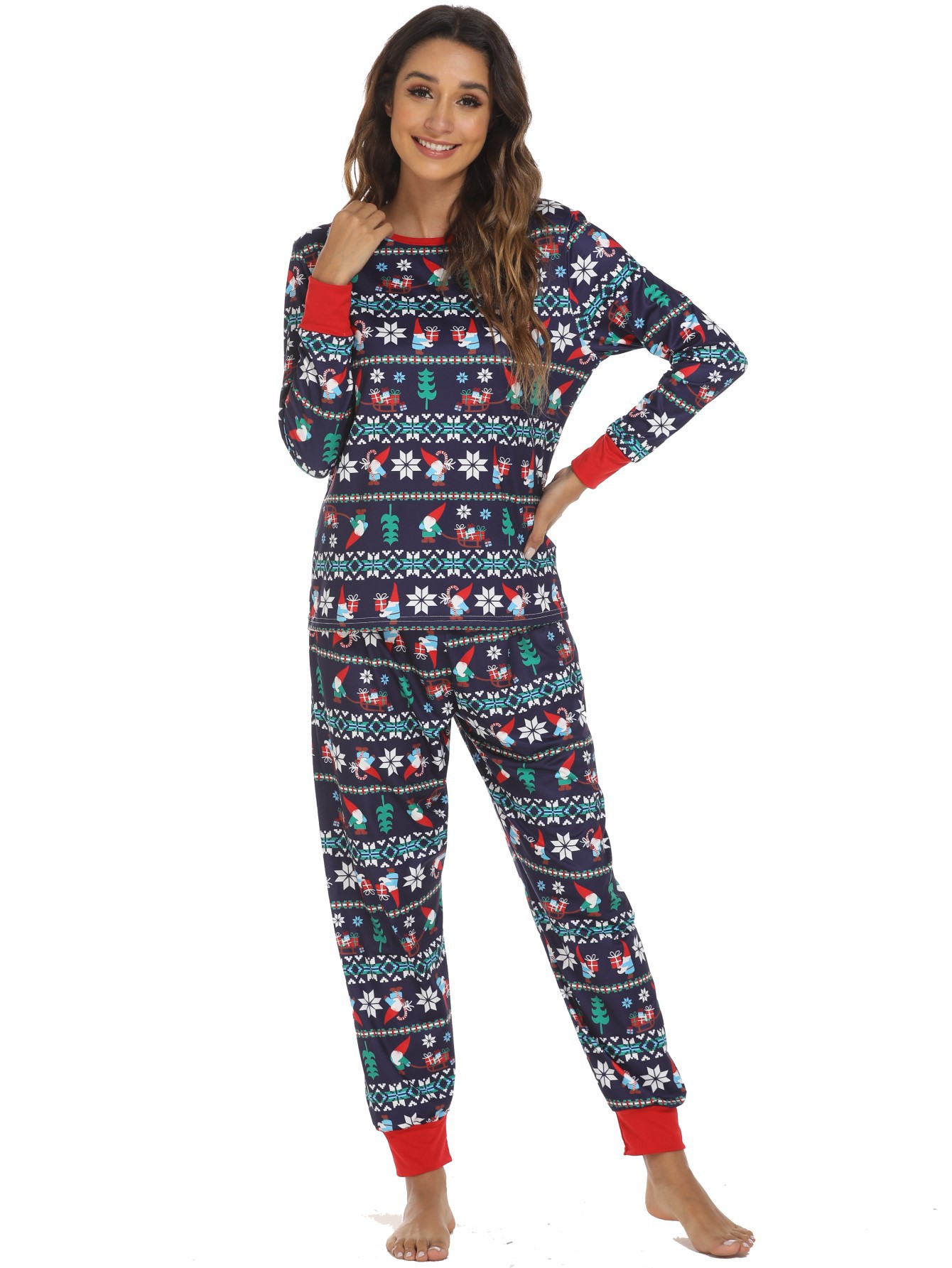 Title 2, Christmas Home Service Suit Fashion Suit Pajamas