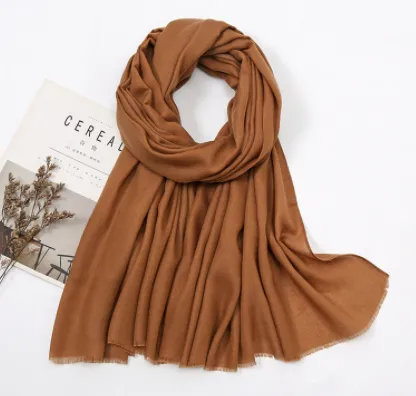 Long shawl beige scarf Navy Blue - Shop at LoveMi