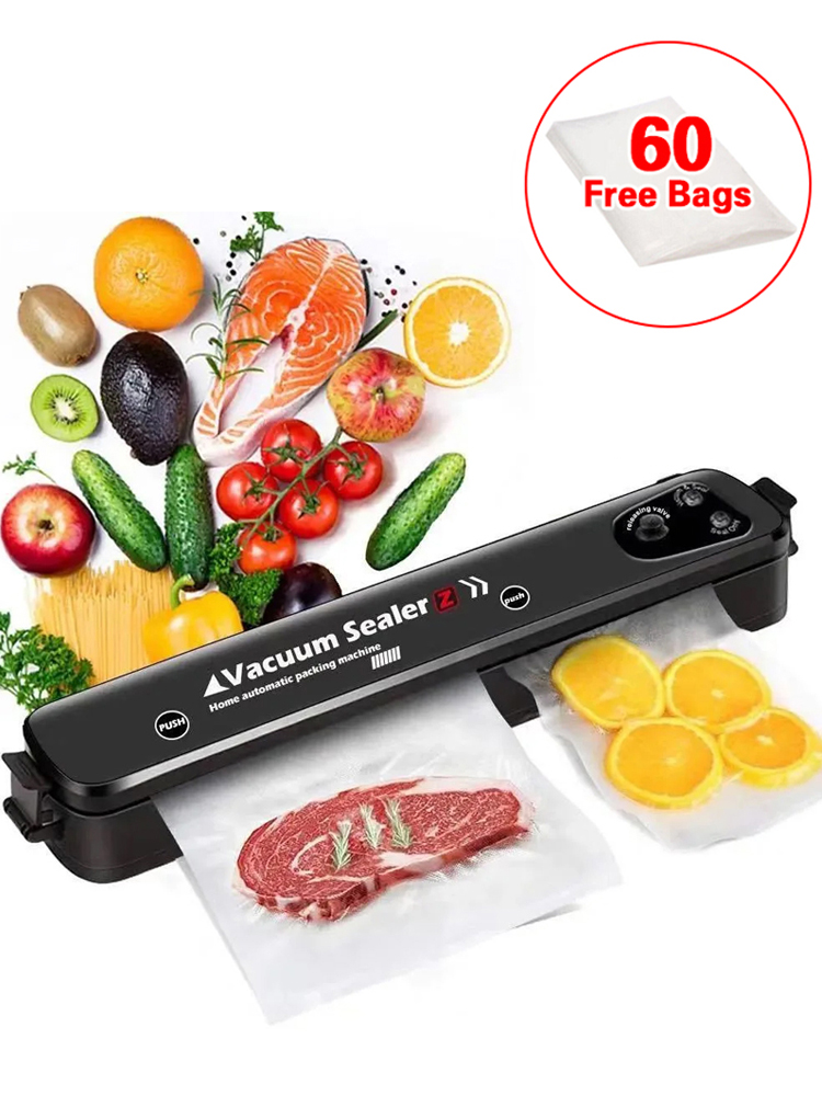 Vacuum Food Sealer Automatic Manual Dry Wet Pack Machine With 60 Bags UK — image 12