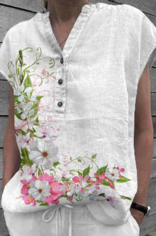 Ladies' Printed Short Sleeves