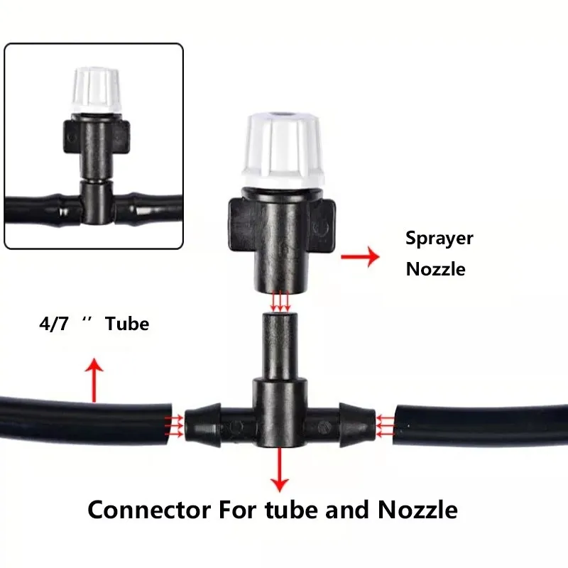 Garden Irrigation Hose Water Mist Greening System Package – image 2