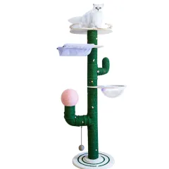 Cactus Cat Climbing Frame Self-made Diy Complete Material Package - 160Cm Finished Product6 - View 1