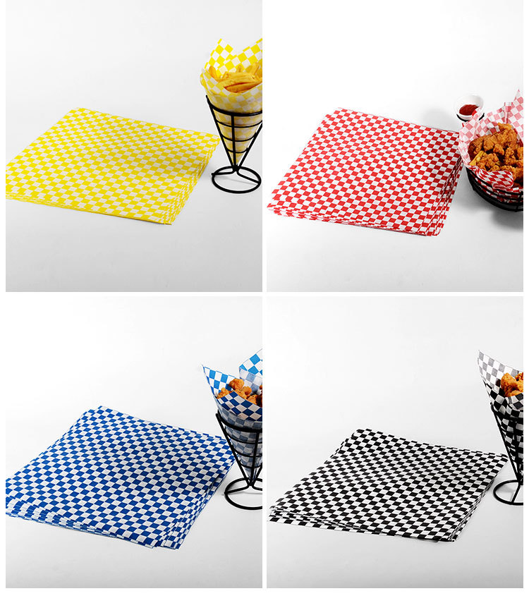 Title 5, Food Grade Dinner Plate Tray Greaseproof Paper