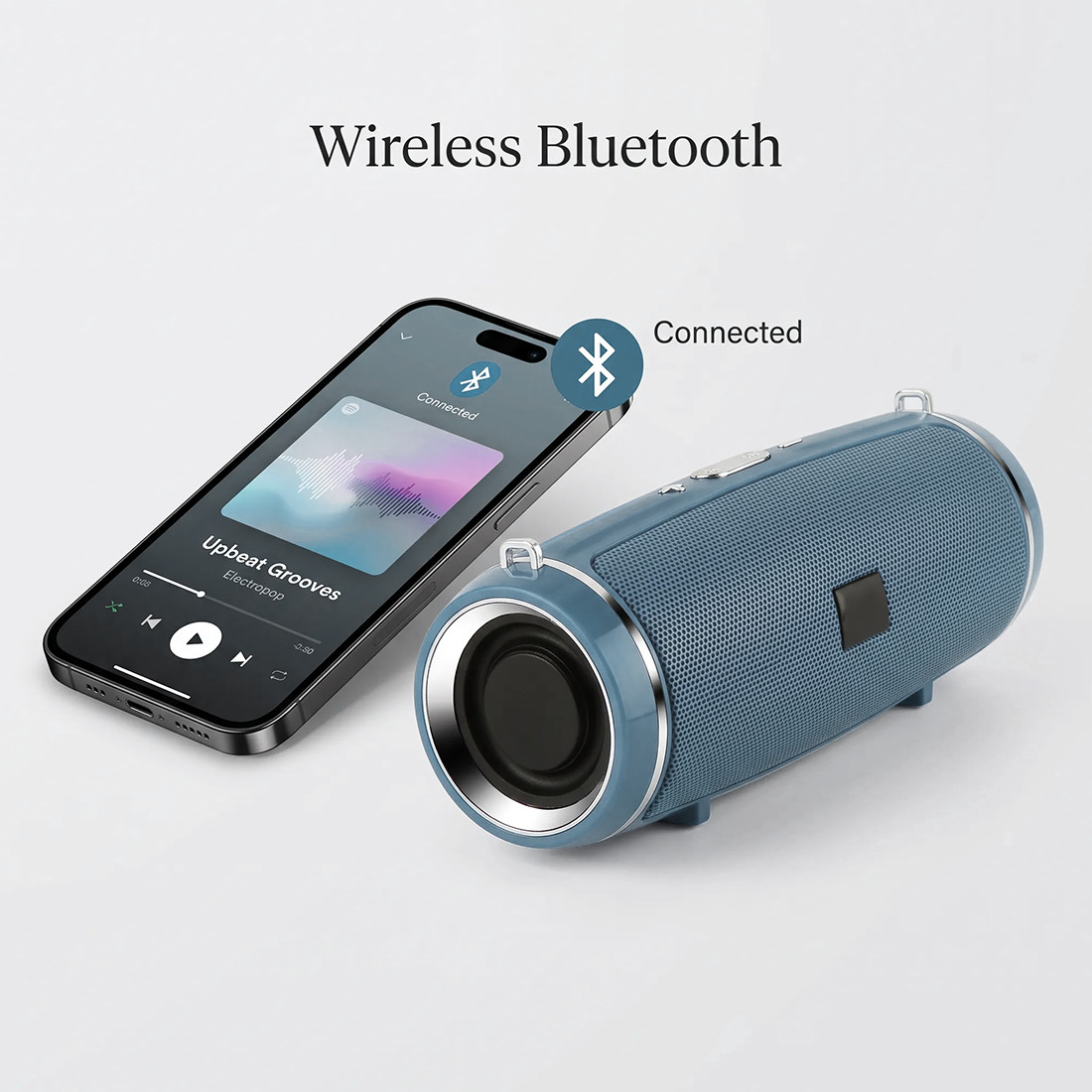 200W Portable Bluetooth Speaker IPX2 Waterproof Outdoor HIFI Pillar Subw — image 9