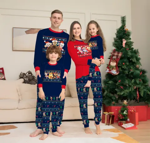Matching Family Christmas Deer Pajamas Xmas Pjs Women Men