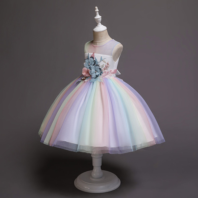 Girls' One Year Old 61 Performance Costume Flower Girl Dress — foto 6