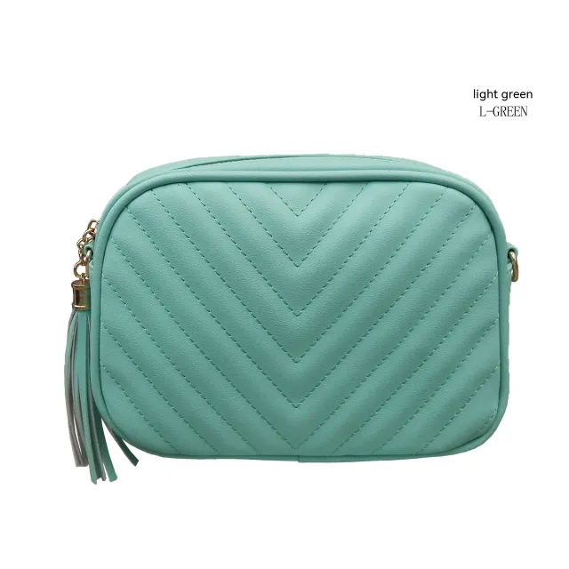 Leisure Chain Bag Embroidered Crossbody Bag Green - Shop at LoveMi