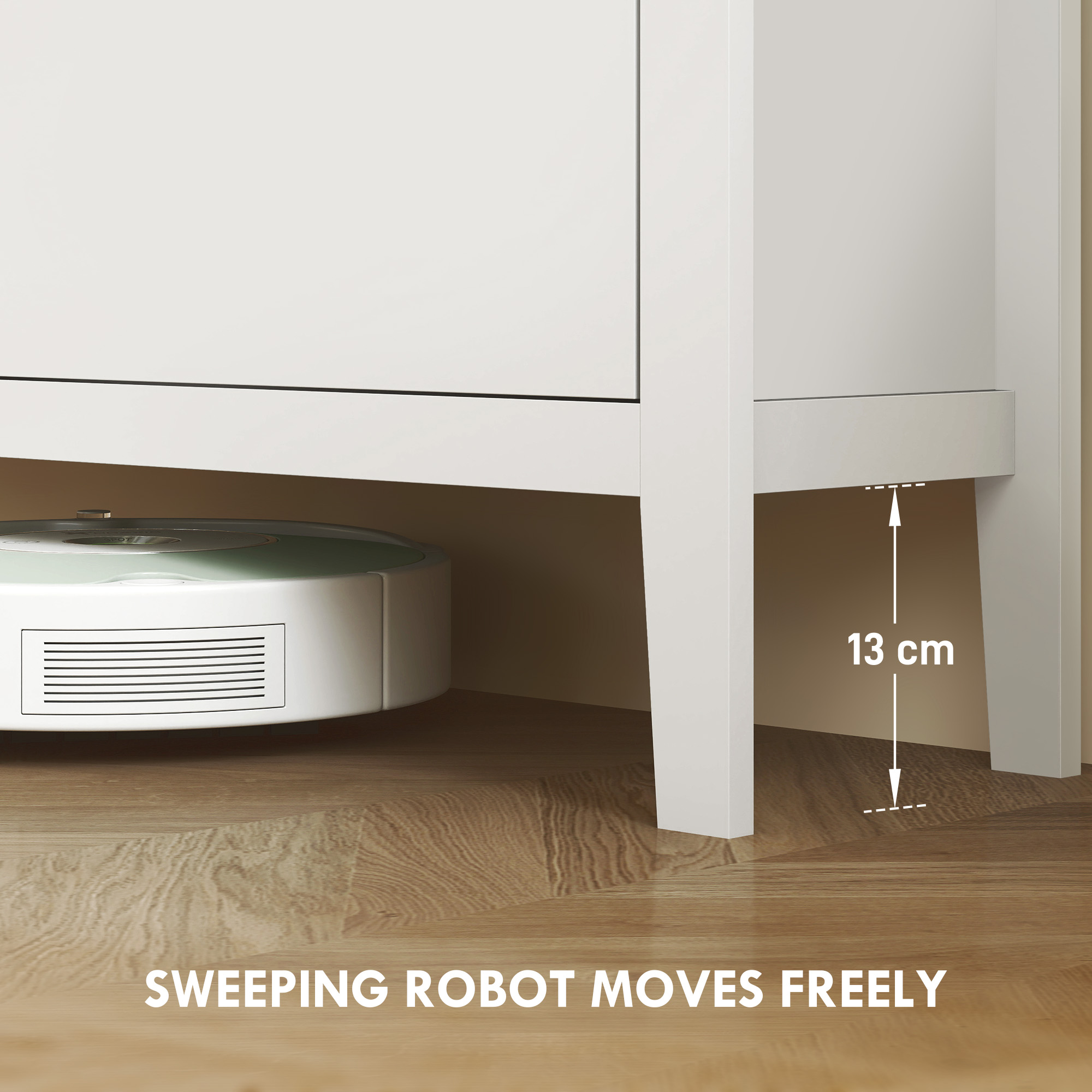 Modern Four Drawer Shoe Cabinet — image 7