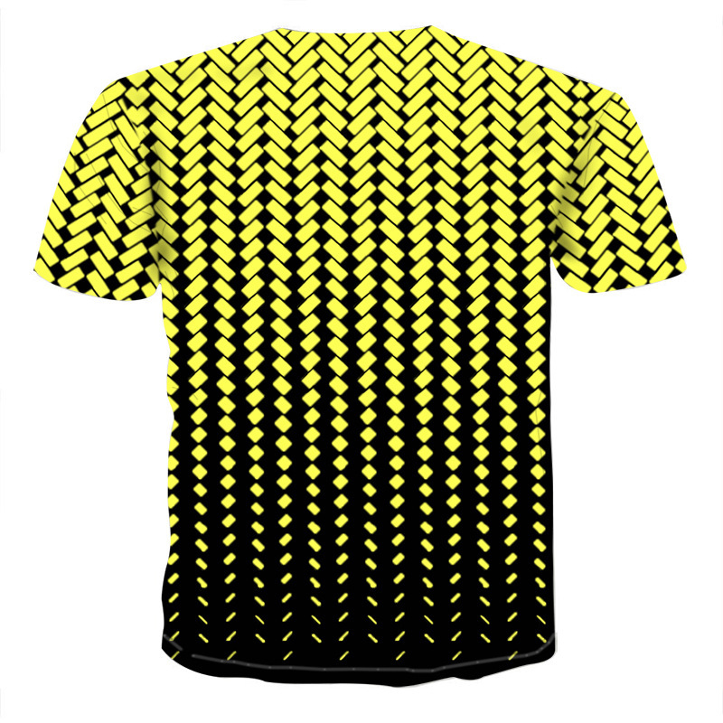 Title 10, 3DT Shirt mit geometrischem Mesh Digitaldruck K...