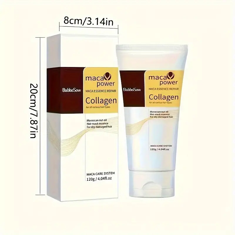 Only Supports Self Pickup With Waybill Collagen No Heat Hair Mask Deep Repair Dry Damaged Hair Smooth Frizz Boost Shine Volume