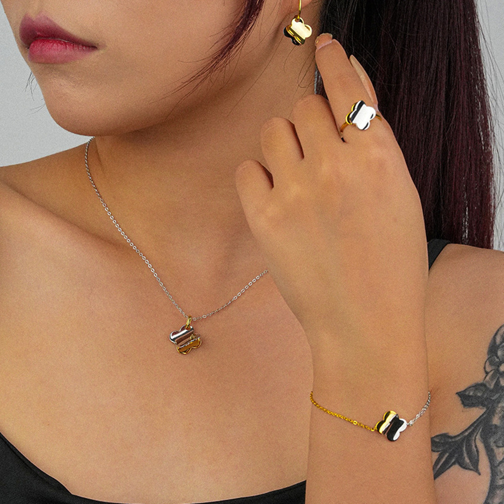 Sterling Silver Cool Personality Splicing Bracelet