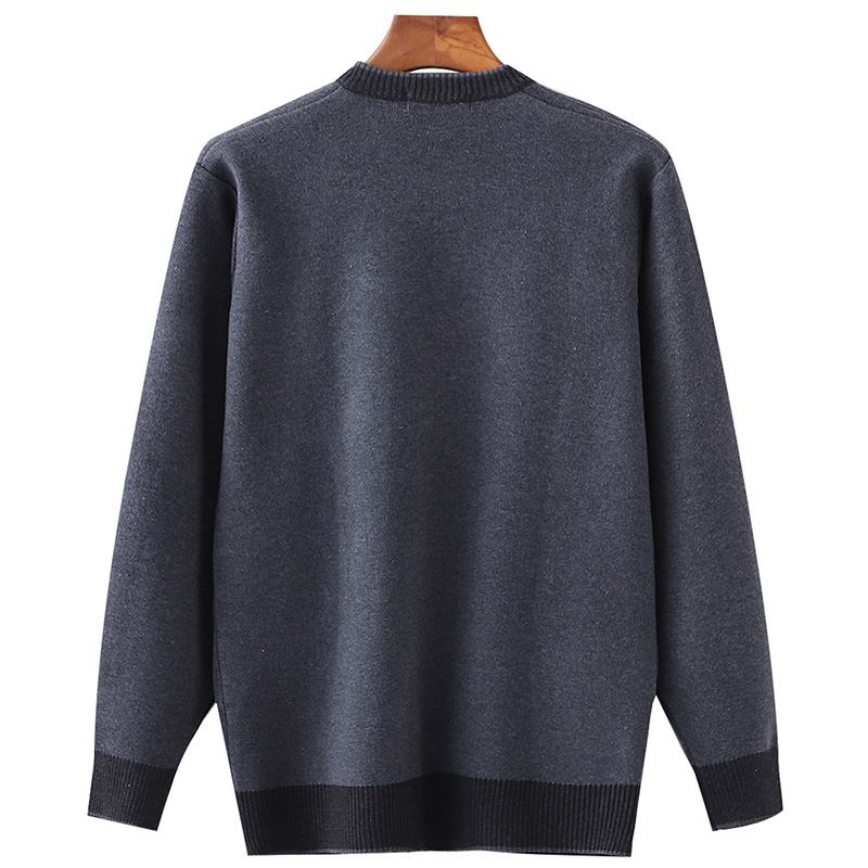 Middle-aged And Elderly Male Father's Wool Cardigan Sweater